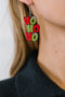 Ho,Ho, Ho Dangle Earrings