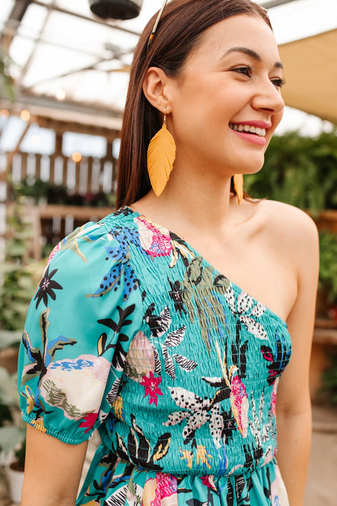 DAY TRIP BLOUSE IN EMERALD