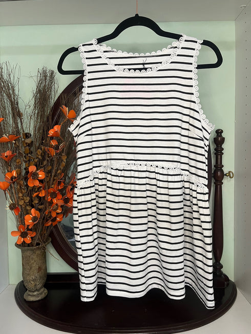 Secretly Zebra Laced Trim Tank