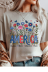 Floral America Graphic Tee