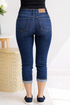 Dark Denim Judy Blue Capris