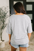 It's All You Oversized Tunic Top in Grey