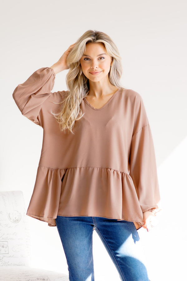 Truffle Allure Peplum