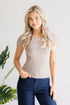 Light Mocha Timeless Basics Top