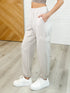Jog and Snog Joggers in Mocha Cream