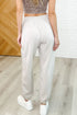 Jog and Snog Joggers in Mocha Cream