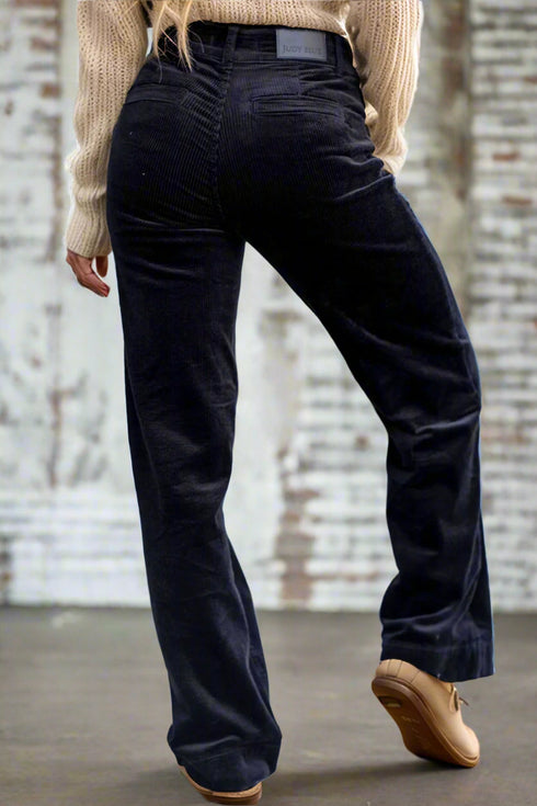 Judy Blue Corduroy Wide Leg - Black