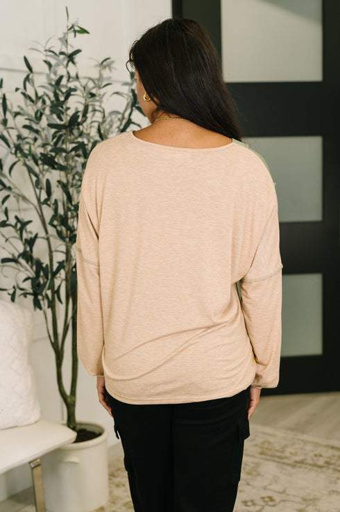 Jungle Trails Colorblock Top