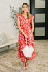 Just Yesterday Front Button Down Dress