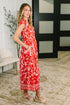Just Yesterday Front Button Down Dress