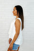 Keep it Cool or Crash Out Tank in Off White