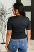 Knit Pick Basic Tee in Black