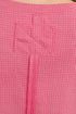 Leave It to Me Waffle Knit Relaxed Tee in Pink