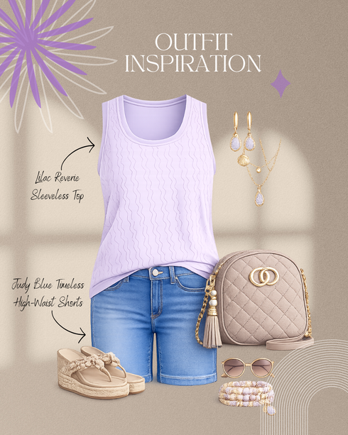 Lilac Reverie Sleeveless Top