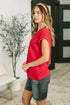 Little Details Trim Detail Top in Ruby