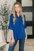 Lizzy Breeze Top in Royal Blue