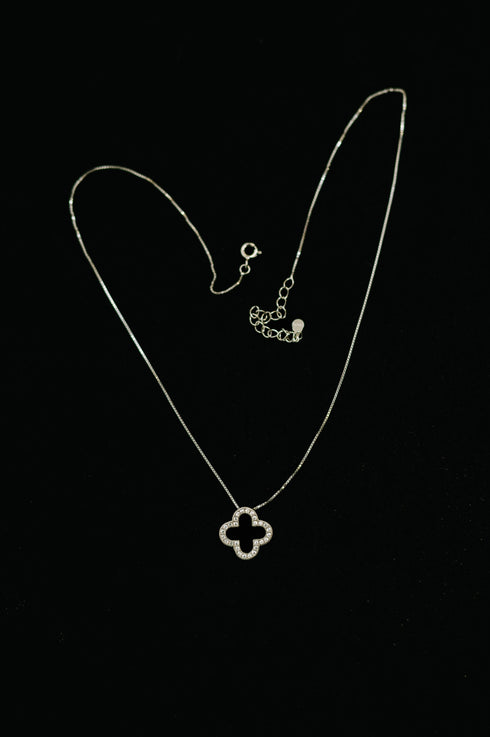 Lucky Girl Syndrome Sterling Silver Pendant Necklace