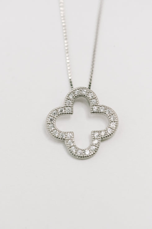 Lucky Girl Syndrome Sterling Silver Pendant Necklace