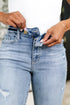 Marlena High Rise Shield Pocket Flare Jeans