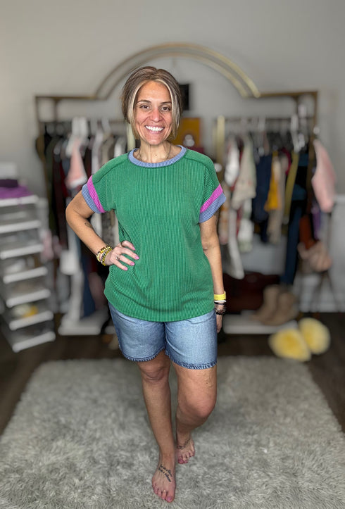 Meadowline Colorblock Top