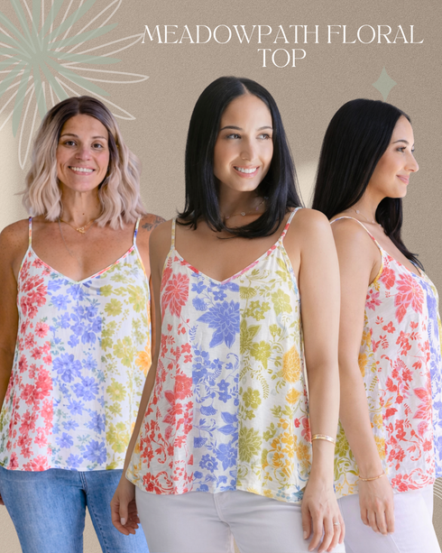 Meadowpath Floral Top