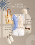 Midnight & Sand Button Top