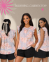 Blushing Garden Top