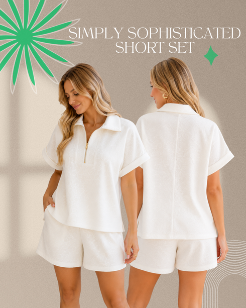 Simply Sophisticated Short Set