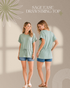 Sage Ease Drawstring Top