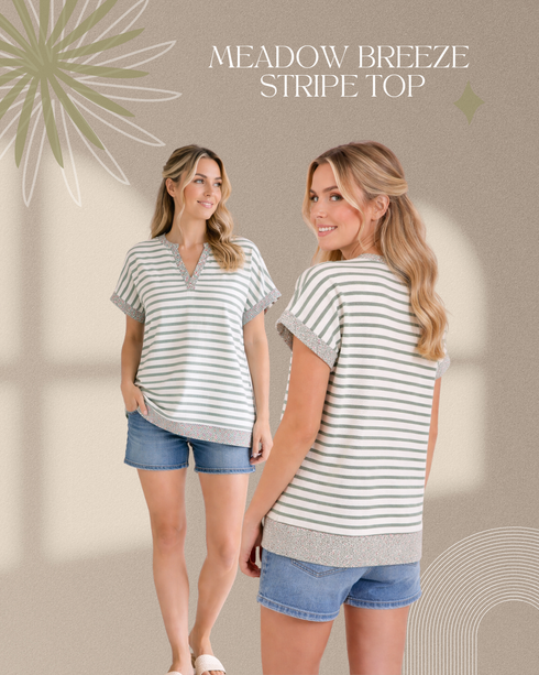 Meadow Breeze Stripe Top