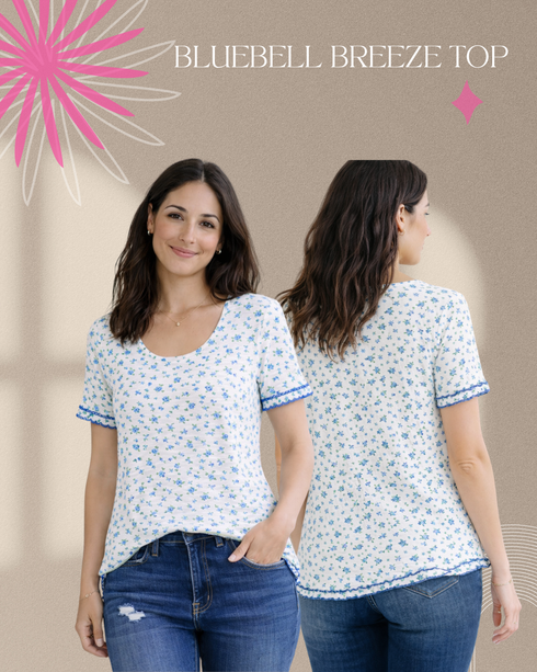 Bluebell Breeze Top