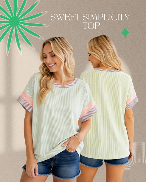 Sweet Simplicity Top