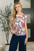Mrs. Dependable Bow Detail Peplum Top