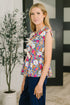 Mrs. Dependable Bow Detail Peplum Top