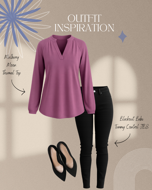 Mulberry Moon Thermal Top