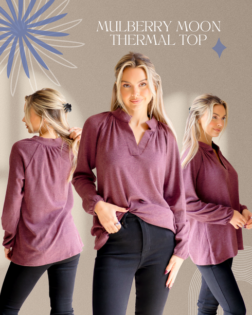 Mulberry Moon Thermal Top