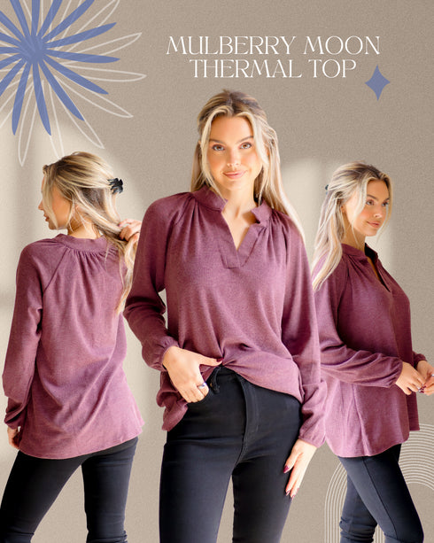 Mulberry Moon Thermal Top