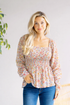 Floral Flutter Peplum