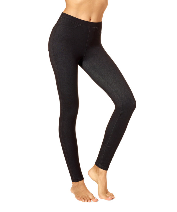 No Nonsense Jeggings in Black Denim