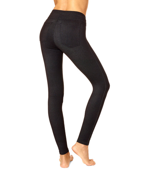 No Nonsense Jeggings in Black Denim