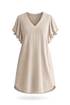 Natural Form Ruffle Dress