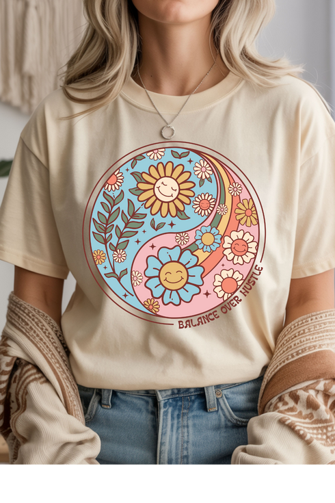 Balance over Hustle Graphic Tee