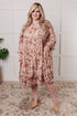 Next to You Balloon Sleeve Floral Dress