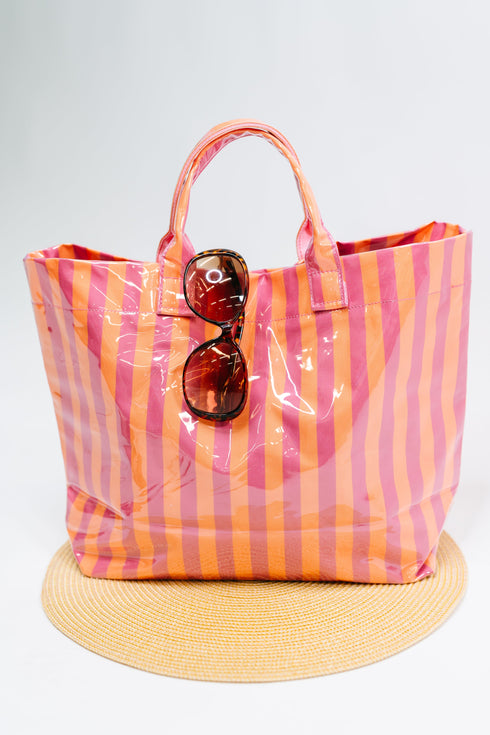 Not Your Typical Tote in Pink and Orange
