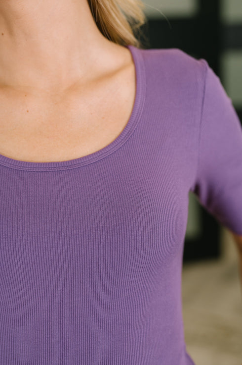 Nothing to Prove U-Neck Half Sleeve Top