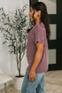 On Repeat Cable Ribbed Knit Tee