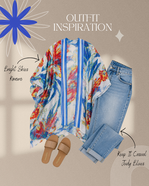 Bright Skies Kimono