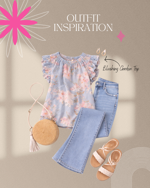Metallic Seam Mid Rise Judy Blue Flare