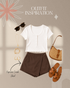Espresso Crush Skort