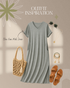 Olive Ease Midi Dress